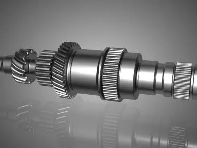 shaft gear Free 3D model