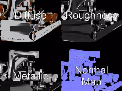 Luxury Yacht model pack Low-poly 3D model