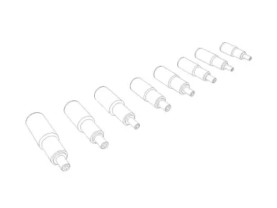 ROTARY HANDLES 3D model