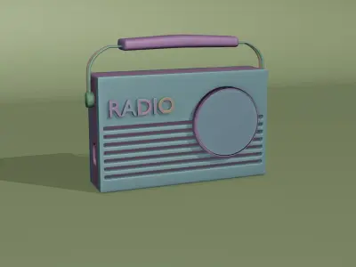 Radio Free 3D model