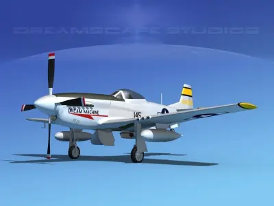 P-51D Mustang Dream Machine 3D model