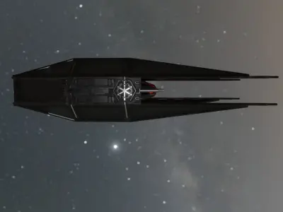 Tie silencer from Star wars 3D model