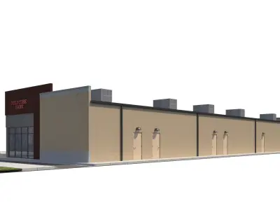 Retail-087 Retail Store 3D model