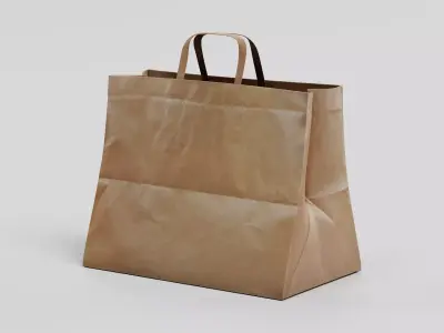 -Paper Bag V2- 3D model