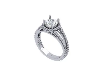 Wedding Ring  3D print model 363