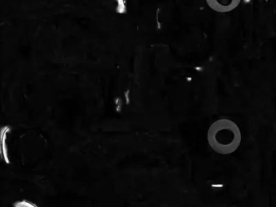 Halloween Graffiti Respirator 3D Model Spooky Street Gear Low-poly 3D model