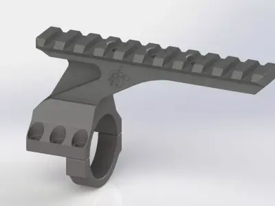 KAC Knights Armament Viper 3D model