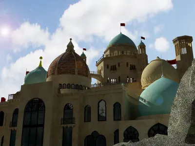 Monument castle Free 3D model