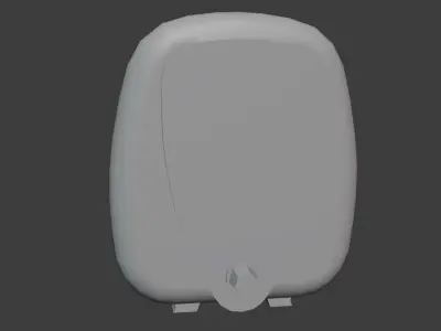Old broadcast loudspeaker 0 25 GD III 6 from USSR Low-poly 3D model