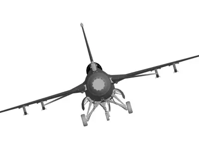 Mitsubishi F-2 3D model purchase