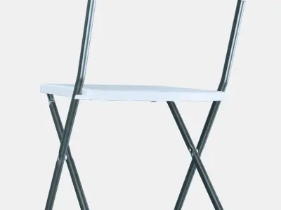 GUNDE Folding chair 1 Low-poly 3D model