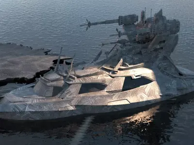 Assassin Cruise ship Advanced 2  3D model