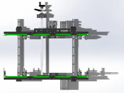 Variable pitch conveyor 3D model