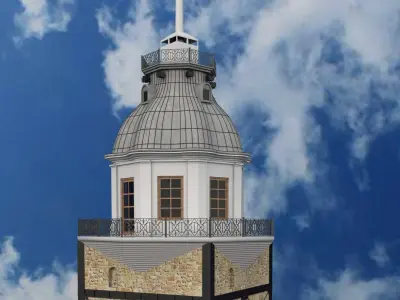 Maiden Tower  Low-poly 3D model