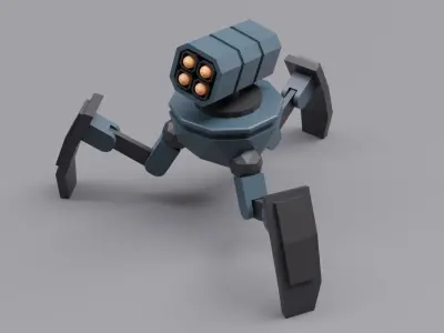 Mini tanks collection 3D model