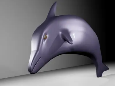 RIGGED DOLPHIN MODEL Free 3D model