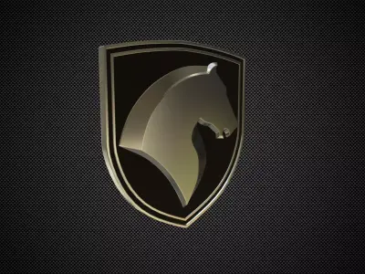 Khodro logo 3D model