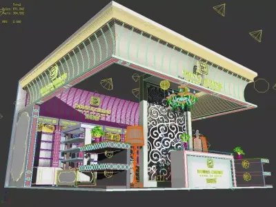 Exhibition - Area - 6X6-3DMAX2009-19 3D model