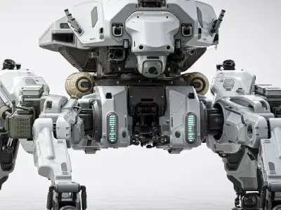 Sci-Fi Spider Mech 3D model