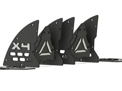 Cyberpunk Techwear Cosplay Cat Ears 3D STL File 3D print model