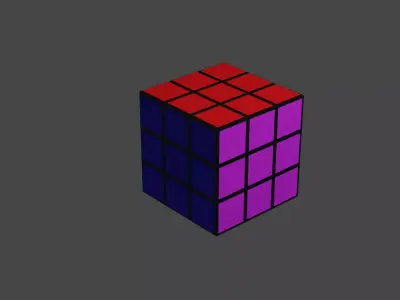 Rubix-Cube Free 3D model