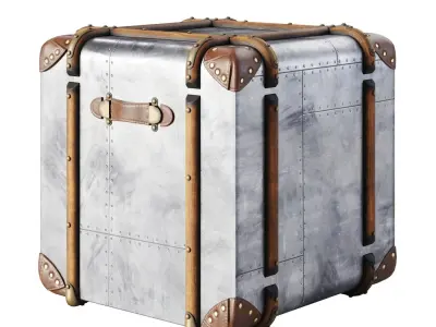 RH Richards Trunk 2-Drawer Cube 3D model