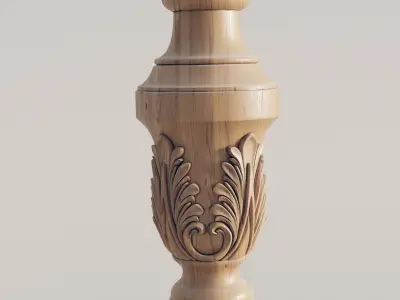 10 file of balusters starter and column 3D  model 3D print model