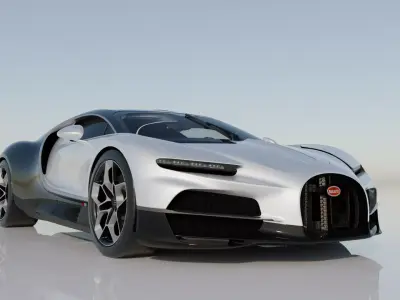 Bugatti Tourbillon 2024 High Detail Game Ready Cinematic Low-poly 3D model