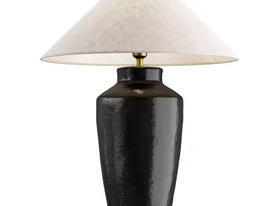 Zara Home Ceramic Table Lamp 3D model