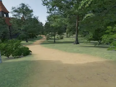Island Village 3D model purchase