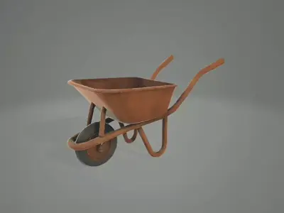 Vol 1 Vintage Construction Props Pack  10 Pieces Low-poly 3D model
