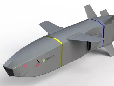 Stand-Off Missile SOM-J 3D model