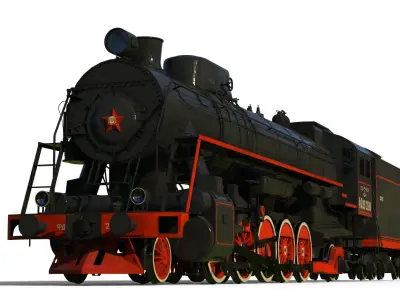 Steam locomotive FD class  3D model