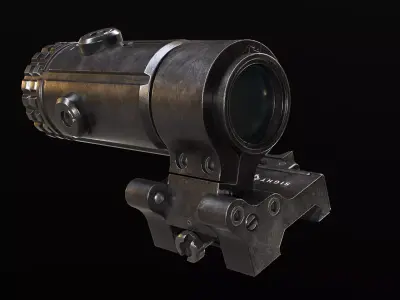 Sightmark T-3 Magnifier Low-poly 3D model