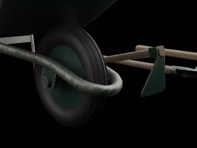 Excavation Tools Low-poly 3D model