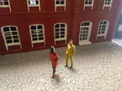Railway Station with internal 1-120 resin 3D print model