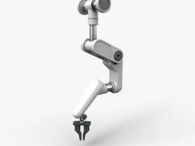 Robotic Arm Suspended Low-poly 3D model