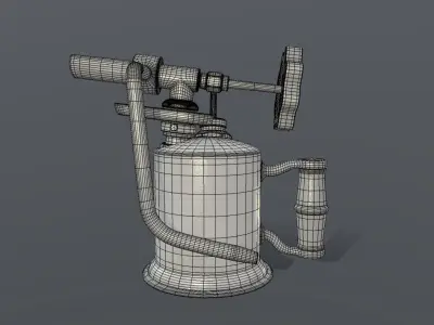 Blow Torch Brass 3D model
