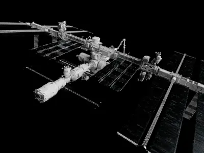 INTERNATIONAL SPACE STATION 3D model purchase