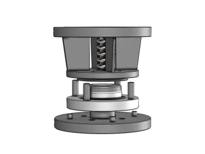 Repuxo Cilindrico Progressivo Progressive Cylindrical Press 3D model