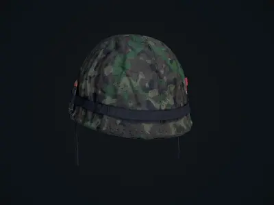 M1 Helmet Low-poly 3D model