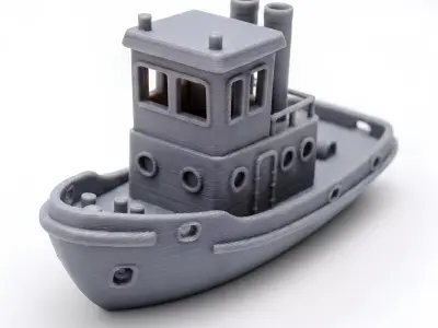 Miniature Toy Tugboat 3D print model