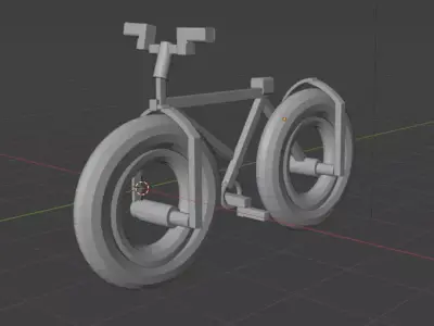 3D model cycle  3D model