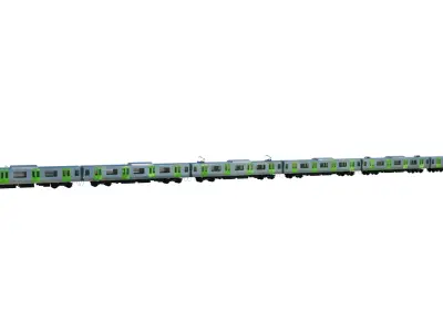 jr-e235 The entire train 3D model