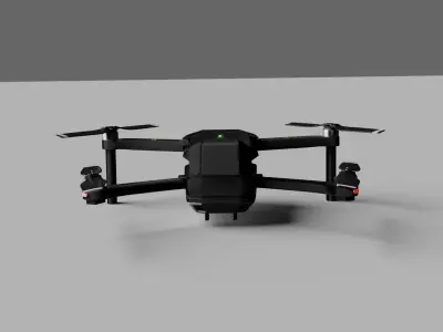 Drone Low-poly 3D model purchase