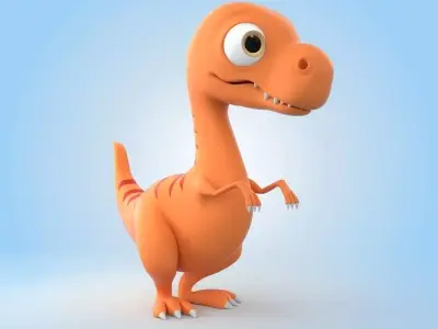 Baby T-rex 3D model