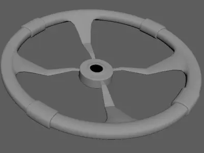 StopCock gate valve Low-poly 3D model