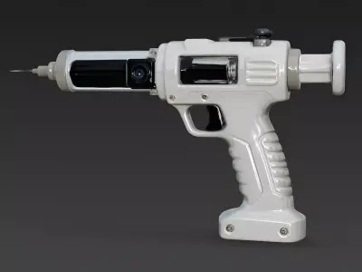 Realistic Sci-Fi Neural Link 3D Model Low-poly 3D model