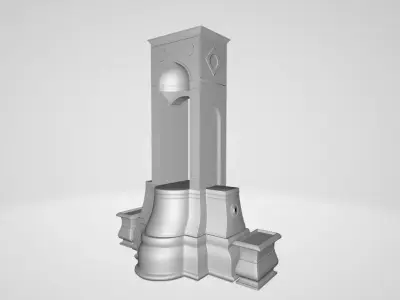 29 October Republic Landmark 3D model