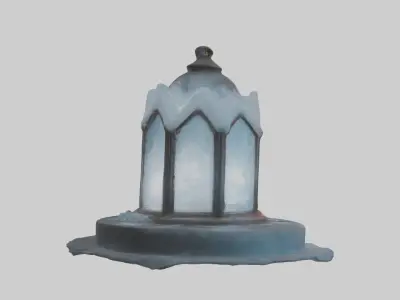 Ice lantern Model Low-poly 3D model